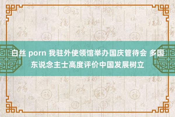 白丝 porn 我驻外使领馆举办国庆管待会 多国东说念主士高度评价中国发展树立